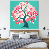 Toile Cascade Sakura (Insitu(Chambre))