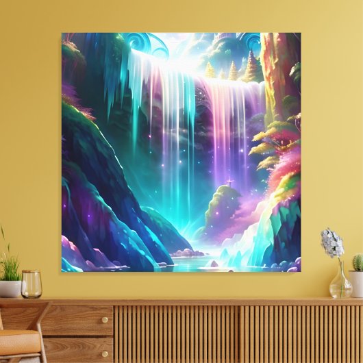 Toile Cascade spectrale 6 (Insitu(Salon))