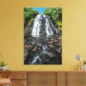 Toile Cascade tropicale de Kepirohi (Insitu(Salon))