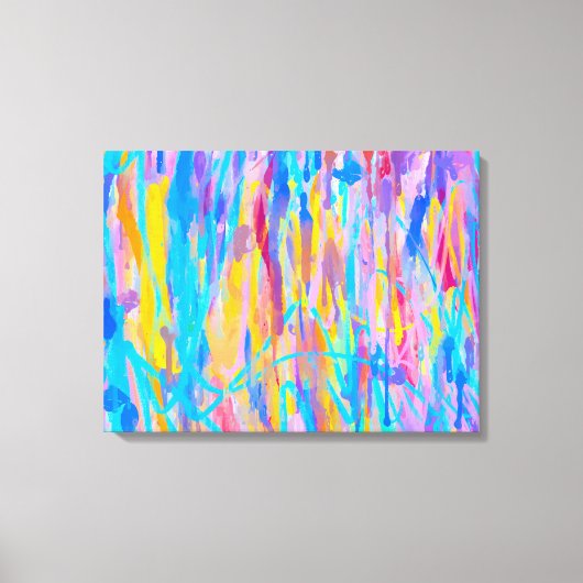 Toile Cascade vibrante (Recto)