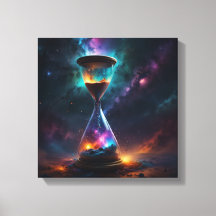 Cascades En Verre Cosmique Avec Grains Étincelants