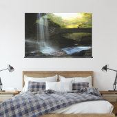 Toile Cascades Nature Relaxation Accueil Bureau Photo 6 (Insitu(Chambre))