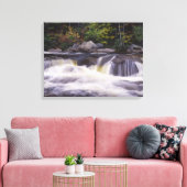 Toile Cascades, Route Kancamagus, Blanc (Insitu(Salon))
