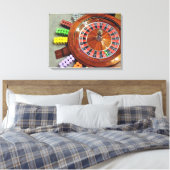 Toile casino roulette ball numéro zéro jeu (Insitu(Chambre))