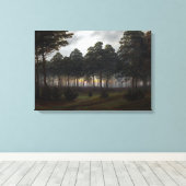 Toile Caspar David Friedrich L'heure du jour La soirée (Insitu (Plancher de Bois))