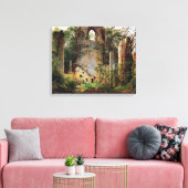 Toile Caspar David Friedrich Monastère Ruines Eldena (Insitu(Salon))