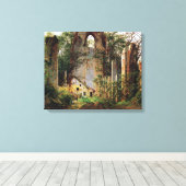 Toile Caspar David Friedrich Monastère Ruines Eldena (Insitu (Plancher de Bois))