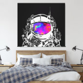 Toile Casque d'astronaute de Trippy (Insitu(Chambre))