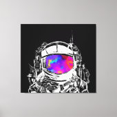 Toile Casque d'astronaute de Trippy (Recto)