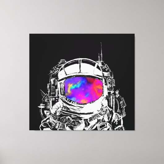 Toile Casque d'astronaute de Trippy (Recto)
