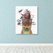 Toile Casque d'oiseaux renard avec Artichoke (Insitu (Plancher de Bois))