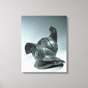 Toile Casque en bronze de gladiateur de Thracian,