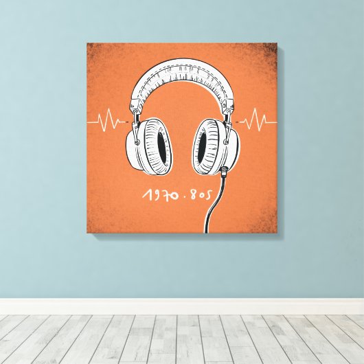 Toile Casques audio 1970–80s (Insitu (Plancher de Bois))