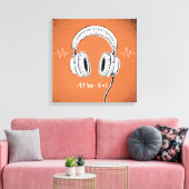 Toile Casques audio 1970–80s (Insitu(Salon))