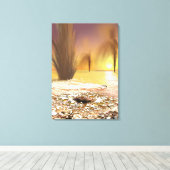 Toile Casquette de glace polaire sud de Martian (Insitu (Plancher de Bois))