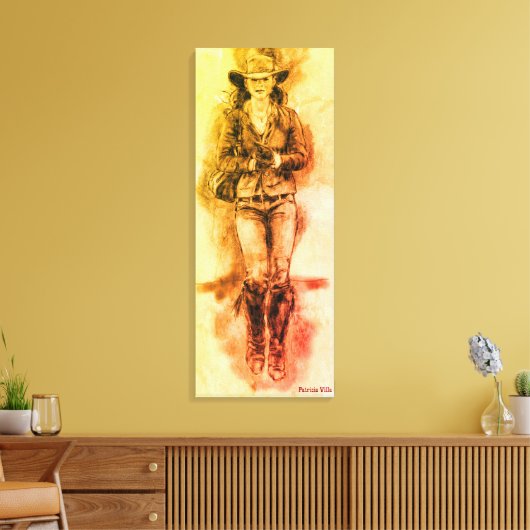 Toile Casquette Dusty Trail Canvas Imprimer (Insitu(Salon))
