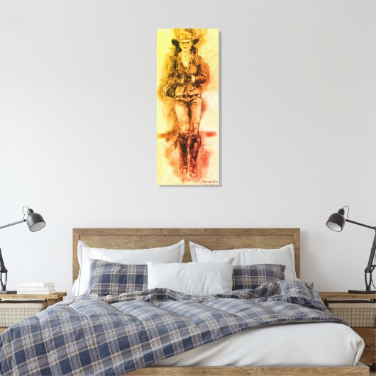 Toile Casquette Dusty Trail Canvas Imprimer (Insitu(Chambre))