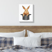 Toile Casquette magicien lapin (Insitu(Chambre))