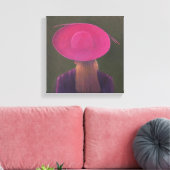 Toile Casquette rose 2014 (Insitu(Salon))