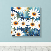 Toile Casseroles blanches paisibles Aquarelle Imprimer (Insitu (Plancher de Bois))