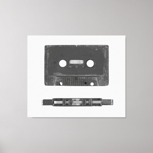 Toile cassette audio rétro (Recto)