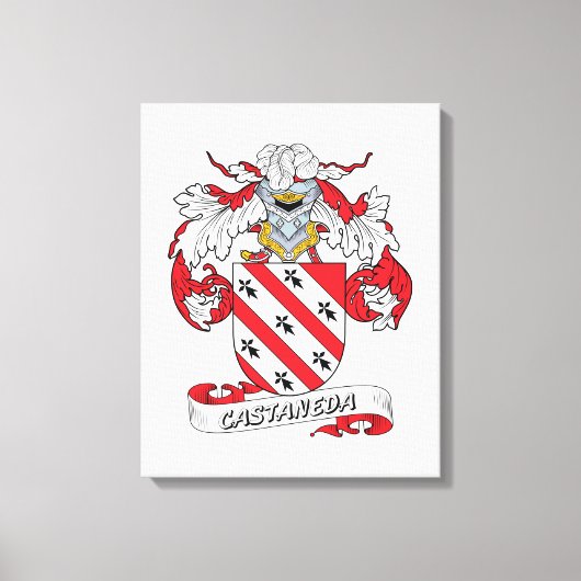 Toile Castaneda Family Crest (Recto)