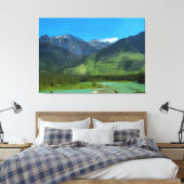 Toile Castle Mountain et Bow River, Banff (Alberta) (Insitu(Chambre))