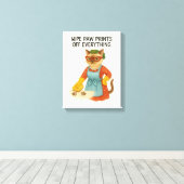 Toile Cat Mom to do list funny saying for cat lovers (Insitu (Plancher de Bois))