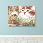 Toile Cat supernaturel (Insitu (Plancher de Bois))