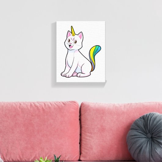 Toile Cat Unicorn (Insitu(Salon))