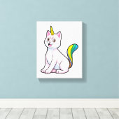 Toile Cat Unicorn (Insitu (Plancher de Bois))