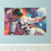 Toile Catacombes de la Lune-4 (Insitu (Plancher de Bois))