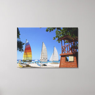 Toile Catamarans et support de maître nageur sur la