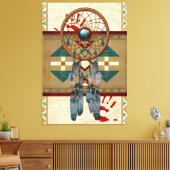 Toile Catching Spirit Native American (Insitu(Salon))