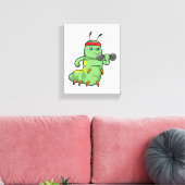Toile Caterpillar at Strength entraînement avec Dumbbell (Insitu(Salon))