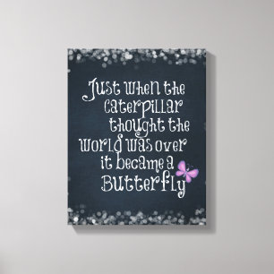 Toile Caterpillar Inspirationnel