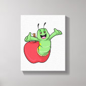 Toile Caterpillar with Apple (Recto)