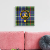 Toile Cathcart Scottish Crest et Tartan Canvas (Insitu(Salon))