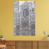 Toile Cathédrale à Rouen Portal Gris Météo par Monet (Insitu(Salon))
