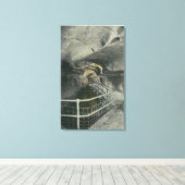 Toile Cathédrale Archway Vue de la piscine de Siloam (Insitu (Plancher de Bois))