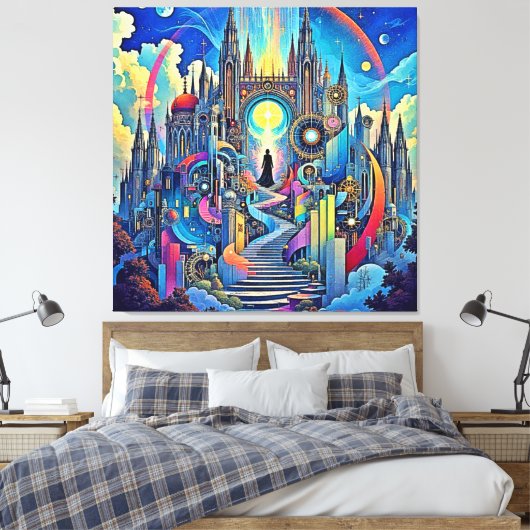 Toile Cathédrale Céleste, paysage (Insitu(Chambre))