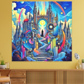 Toile Cathédrale Céleste, paysage (Insitu(Salon))