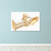 Toile Cathédrale de Canterbury. Grande-Bretagne (Insitu (Plancher de Bois))