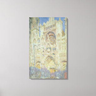 Toile Cathédrale de Claude Monet Rouen au coucher du