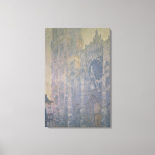 Toile Cathédrale de Claude Monet   Rouen, harmonie dans