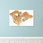Toile Cathédrale de Léon. Espagne (Insitu (Plancher de Bois))