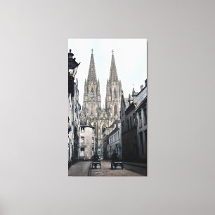 Toile Cathédrale Eglise St Peter Cologne Allemagne 1910