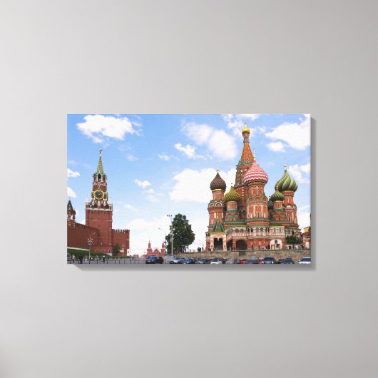 Toile Cathédrale Saint-Basil de Moscou (Recto)