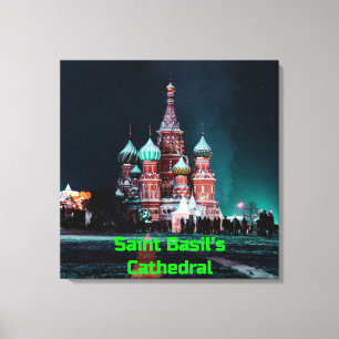 Toile Cathédrale Saint-Basile, Moscou, Russie