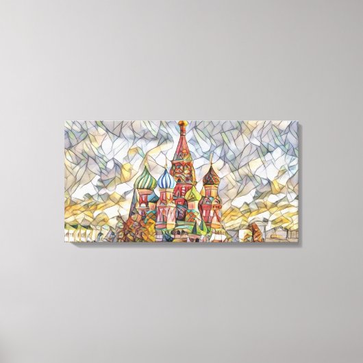 Toile Cathédrale Saint-Basile par Mirsat Karabel (Recto)